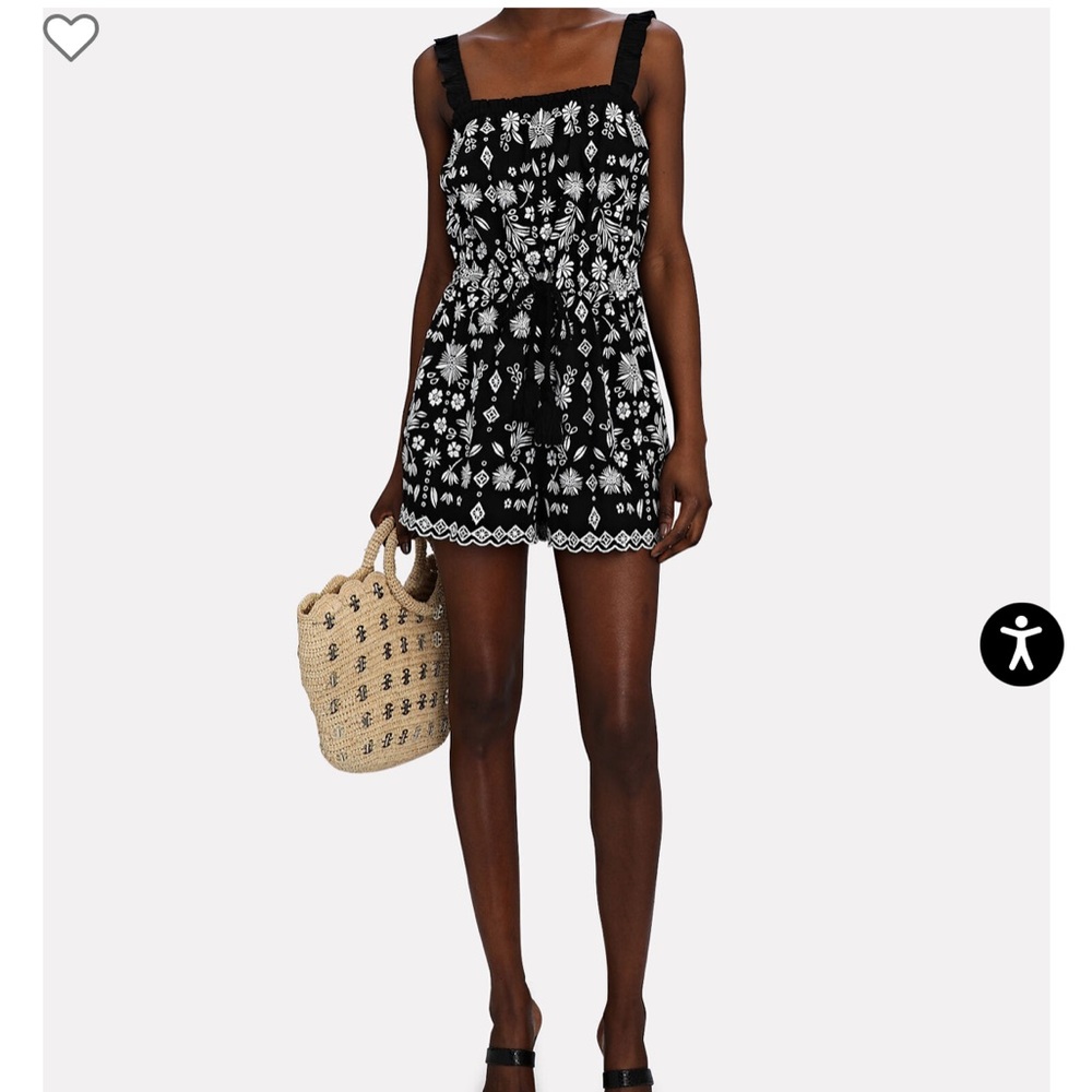 INTERMIX Marin Embroidered Romper